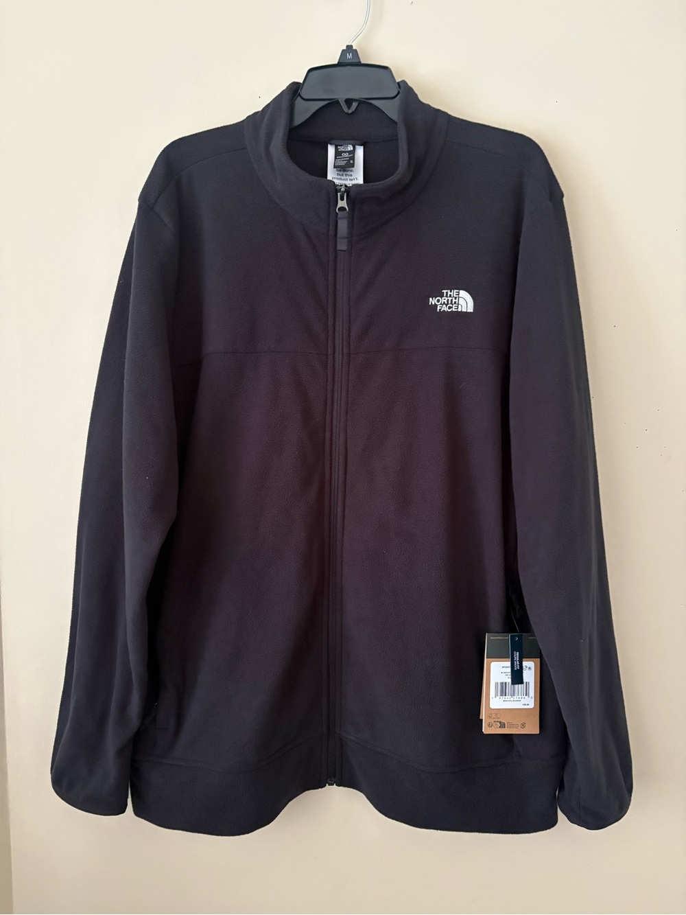 The North Face Men’s Black Lightweight Full-Zip Fleece Jacket SZ. XL New